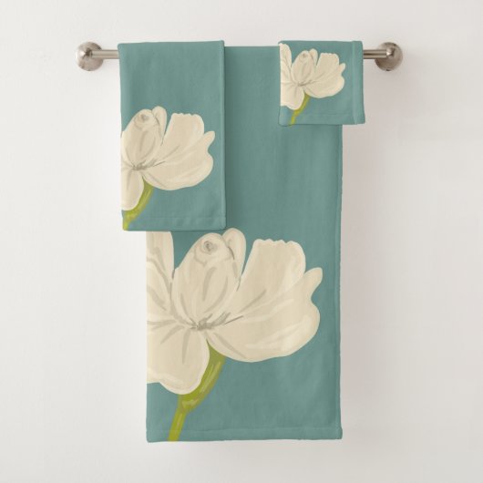 Gardenia Bloem Bloei Bad Handdoek (Insitu)