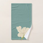 Gardenia Bloem Bloei Bad Handdoek (Handdoek)