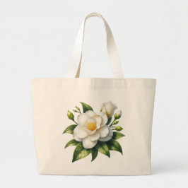 Gardenia-bloem Grote Tote Bag