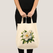 Gardenia-bloem Tote Bag (Voorkant (product))