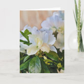 Gardenia Bloemen Art Note Kaart (Voorkant)