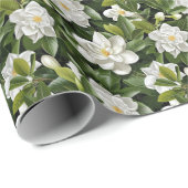 Gardenia bloemen inpakpapier (Rol Hoek)