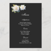 Gardenia Bloemen Menu Kaart (Voorkant)