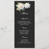 Gardenia Bloemen Menu Kaart (Voorkant)