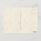 Gardenia  Botanisch Briefkaart (Achterkant)