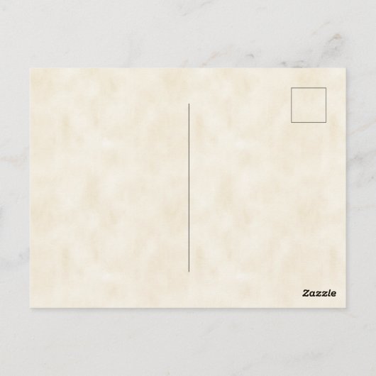 Gardenia Botanisch Briefkaart (Achterkant)