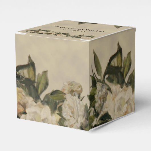  Gardenia Bruiloft Favor Box Bedankdoosjes (Voorkant Zijde)