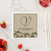  Gardenia bruiloft servetten (Insitu)