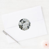 Gardenia Dank je Ronde Sticker (Envelop)