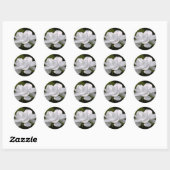 Gardenia Elegantie Ronde Sticker (Vel)