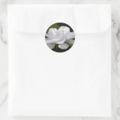 Gardenia Elegantie Ronde Sticker (Tas)