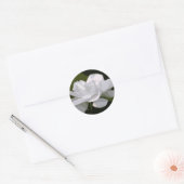 Gardenia Elegantie Ronde Sticker (Envelop)