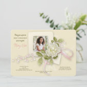 Gardenia en Vlinders Foto Gemeenschap Kaart (Staand voorkant)