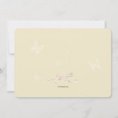 Gardenia en Vlinders Foto Gemeenschap Kaart (Achterkant)