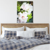 Gardenia Flowers Canvas Afdruk (Insitu (Slaapkamer))