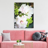 Gardenia Flowers Canvas Afdruk (Insitu (Woonkamer))