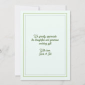 Gardenia Flowers Dank u Kaarten (Achterkant)