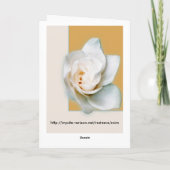Gardenia Kaart (Achterkant)