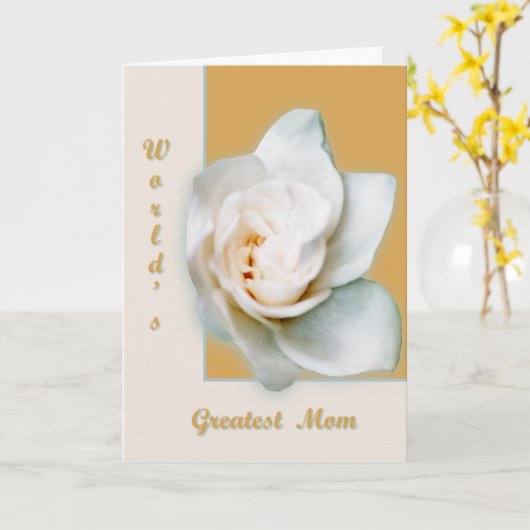 Gardenia Kaart (Gele Bloem)