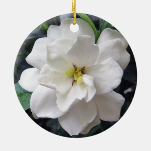 Gardenia Keramisch Ornament (Achterkant)