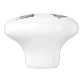 Gardenia Keramische Knop (Zijkant)