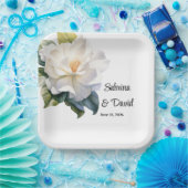 Gardenia papieren bordje (Feest)