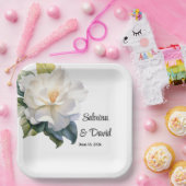 Gardenia papieren bordje (Feest)