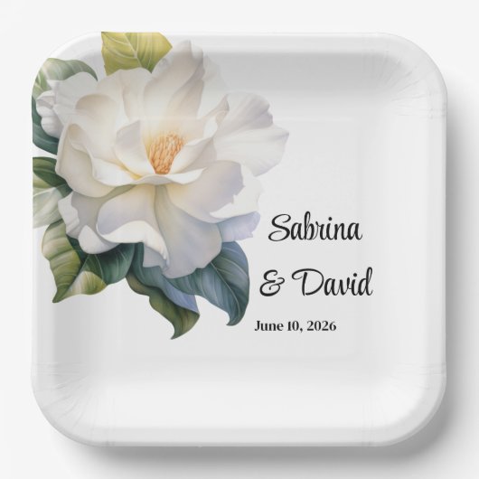 Gardenia papieren bordje (Voorkant)
