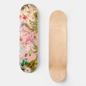 Gardenia |  patroon van botanische Natuur Persoonlijk Skateboard (Voorkant)