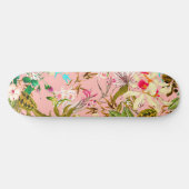 Gardenia |  patroon van botanische Natuur Persoonlijk Skateboard (Horizontaal)
