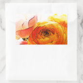 Gardenia Rechthoekige Sticker (Tas)