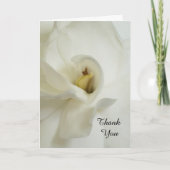 Gardenia rouwsympathie dank u kaart (Voorkant)