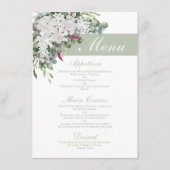 Gardenia / Snapdragon 4.5" x 6.25" Sage Menu (Voorkant)