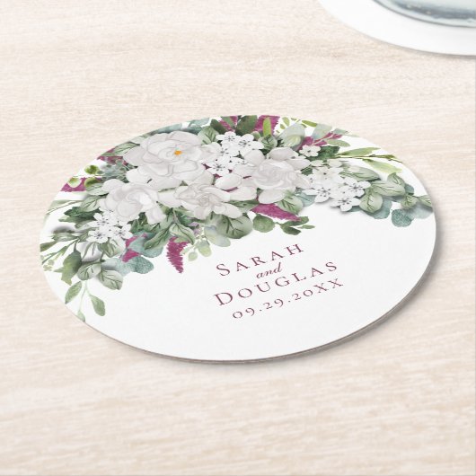 Gardenia/Snapdragon Paars Onderzetter (Gebogen)