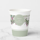 Gardenia - Snapdragon Wedding Sage Paper Cup Papieren Bekers (Voorkant)