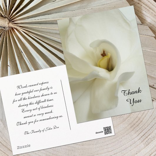 Gardenia Sympathie Dank u Briefkaart