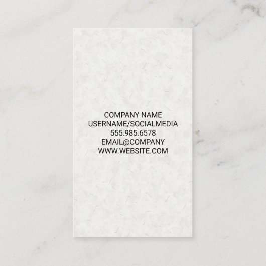 Gardenia Tools | grasmaaier Visitekaartje (Achterkant)