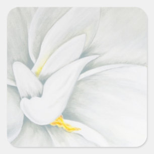 Gardenia Vierkante Sticker