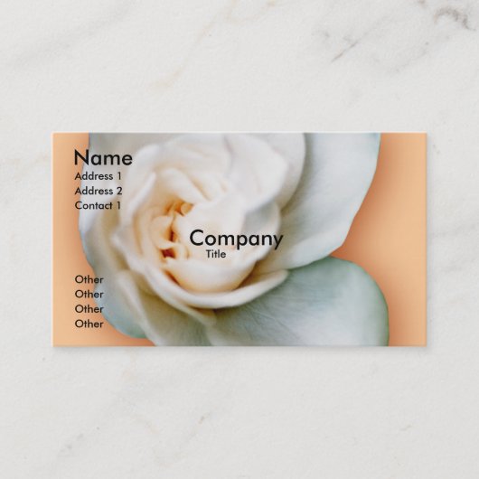 Gardenia Visitekaartje (Voorkant)