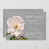 Gardenia Wedding Invitations Kaart (Voorkant / Achterkant)