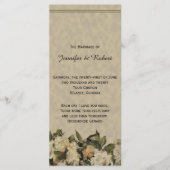  Gardenia Wedding Programma Programmakaart (Voorkant)