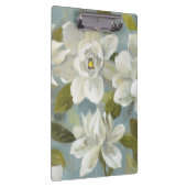 Gardenias op Slate Blue Klembord (Rechts)