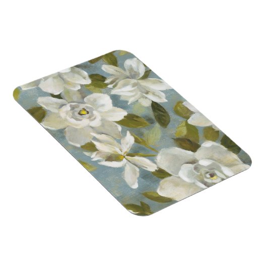 Gardenias op Slate Blue Magneet (Rechterzijde)