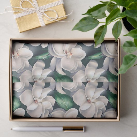 Gardenibloemen Tissuepapier (Geschenk)