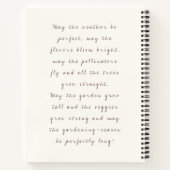 Gardening-agenda Notitieboek (Achterkant)