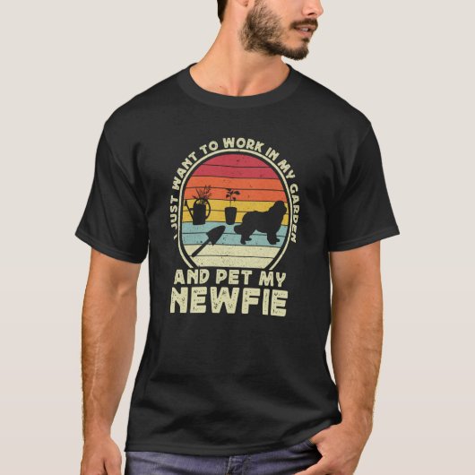 Gardening And Newfie For Men Women Newfoundland Do T-shirt (Voorkant)