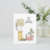 Gardening Briefkaart (Staand voorkant)