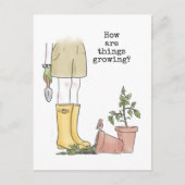 Gardening Briefkaart (Voorkant)