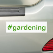 Gardening Bumpersticker (Op auto)