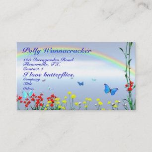 Gardening Butterflies Visitekaartje
